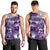 Purple ANZAC Day The Battle of Lone Pine Men Tank Top Kiwi-Kangaroo Soldier Lest We Forget