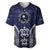 FSM Chuuk States Baseball Jersey Micronesia Six 9 One Polynesian Tribal Pattern