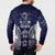 FSM Chuuk States Button Sweatshirt Micronesia Six 9 One Polynesian Tribal Pattern