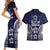 FSM Chuuk States Couples Matching Short Sleeve Bodycon Dress and Hawaiian Shirt Micronesia Six 9 One Polynesian Tribal Pattern