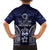 FSM Chuuk States Family Matching Long Sleeve Bodycon Dress and Hawaiian Shirt Micronesia Six 9 One Polynesian Tribal Pattern