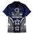 FSM Chuuk States Family Matching Short Sleeve Bodycon Dress and Hawaiian Shirt Micronesia Six 9 One Polynesian Tribal Pattern
