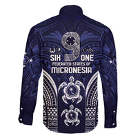 FSM Chuuk States Family Matching Short Sleeve Bodycon Dress and Hawaiian Shirt Micronesia Six 9 One Polynesian Tribal Pattern LT9 - Polynesian Pride