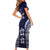 FSM Chuuk States Family Matching Short Sleeve Bodycon Dress and Hawaiian Shirt Micronesia Six 9 One Polynesian Tribal Pattern
