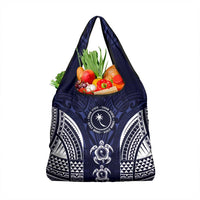 FSM Chuuk States Grocery Bag Micronesia Six 9 One Polynesian Tribal Pattern LT9 1-pack One Size Blue - Polynesian Pride