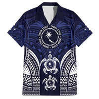 FSM Chuuk States Hawaiian Shirt Micronesia Six 9 One Polynesian Tribal Pattern LT9 Blue - Polynesian Pride