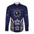 FSM Chuuk States Long Sleeve Button Shirt Micronesia Six 9 One Polynesian Tribal Pattern