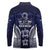 FSM Chuuk States Long Sleeve Polo Shirt Micronesia Six 9 One Polynesian Tribal Pattern