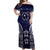 FSM Chuuk States Off Shoulder Maxi Dress Micronesia Six 9 One Polynesian Tribal Pattern