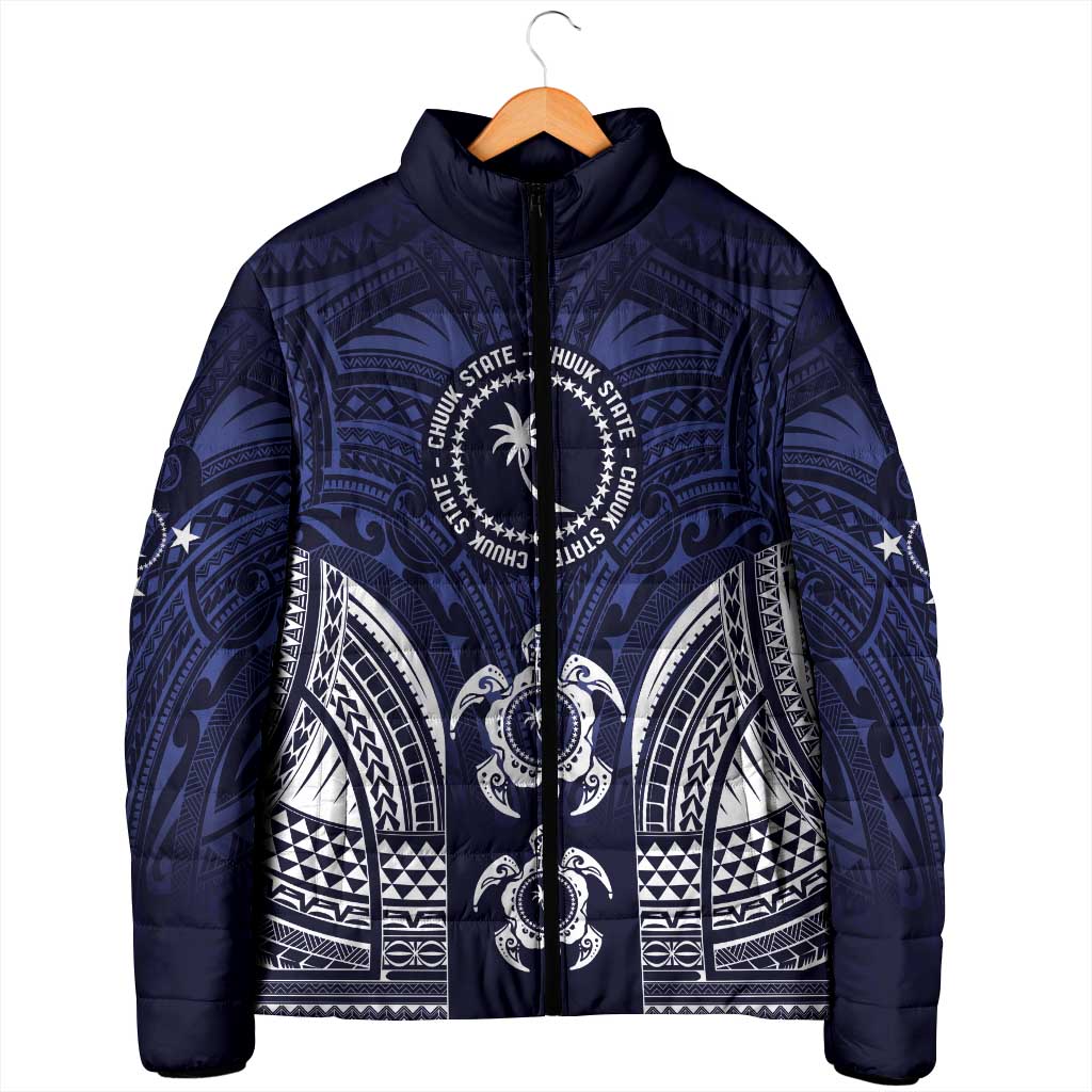 FSM Chuuk States Padded Jacket Micronesia Six 9 One Polynesian Tribal Pattern LT9 - Polynesian Pride