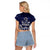 FSM Chuuk States Raglan Cropped T Shirt Micronesia Six 9 One Polynesian Tribal Pattern