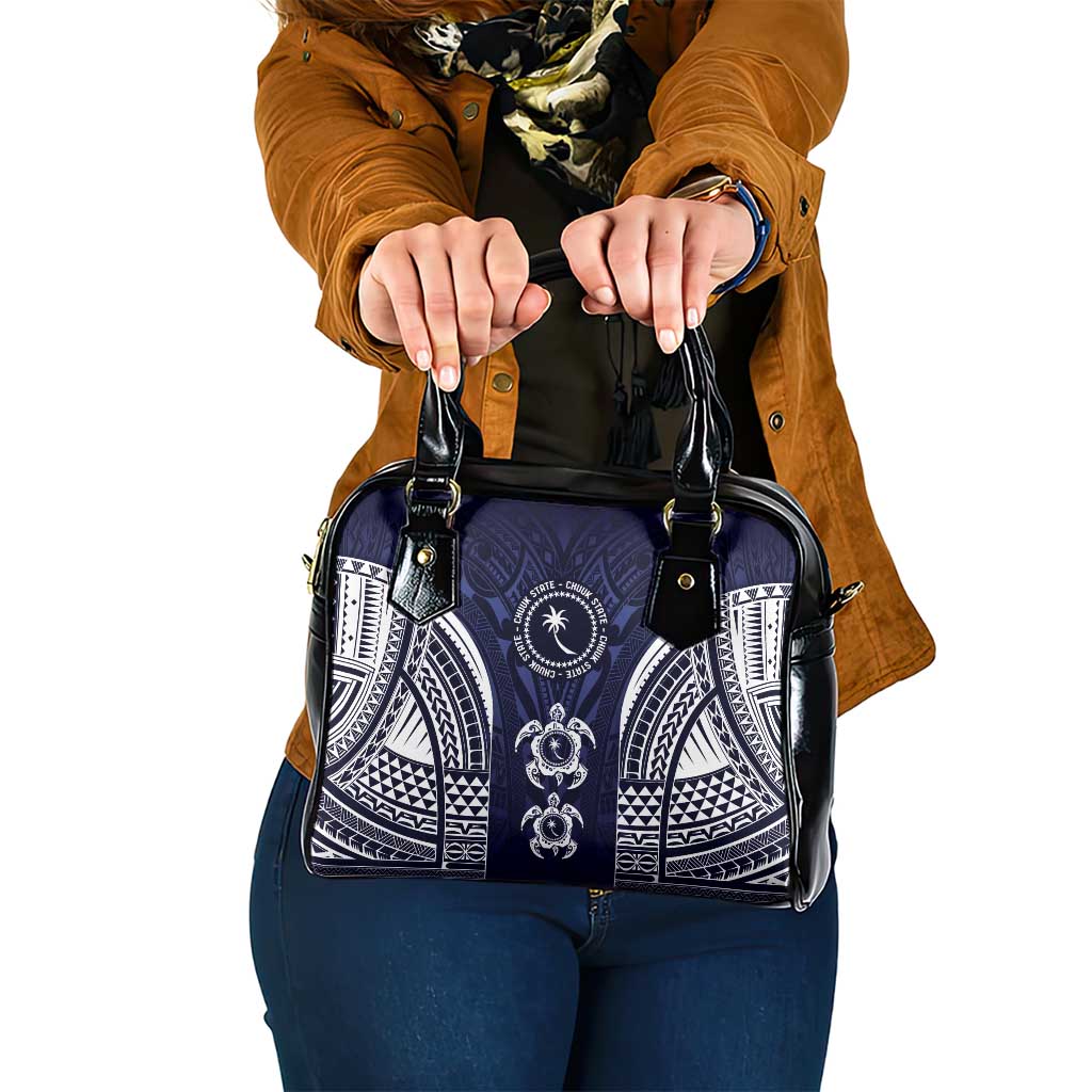 FSM Chuuk States Shoulder Handbag Micronesia Six 9 One Polynesian Tribal Pattern