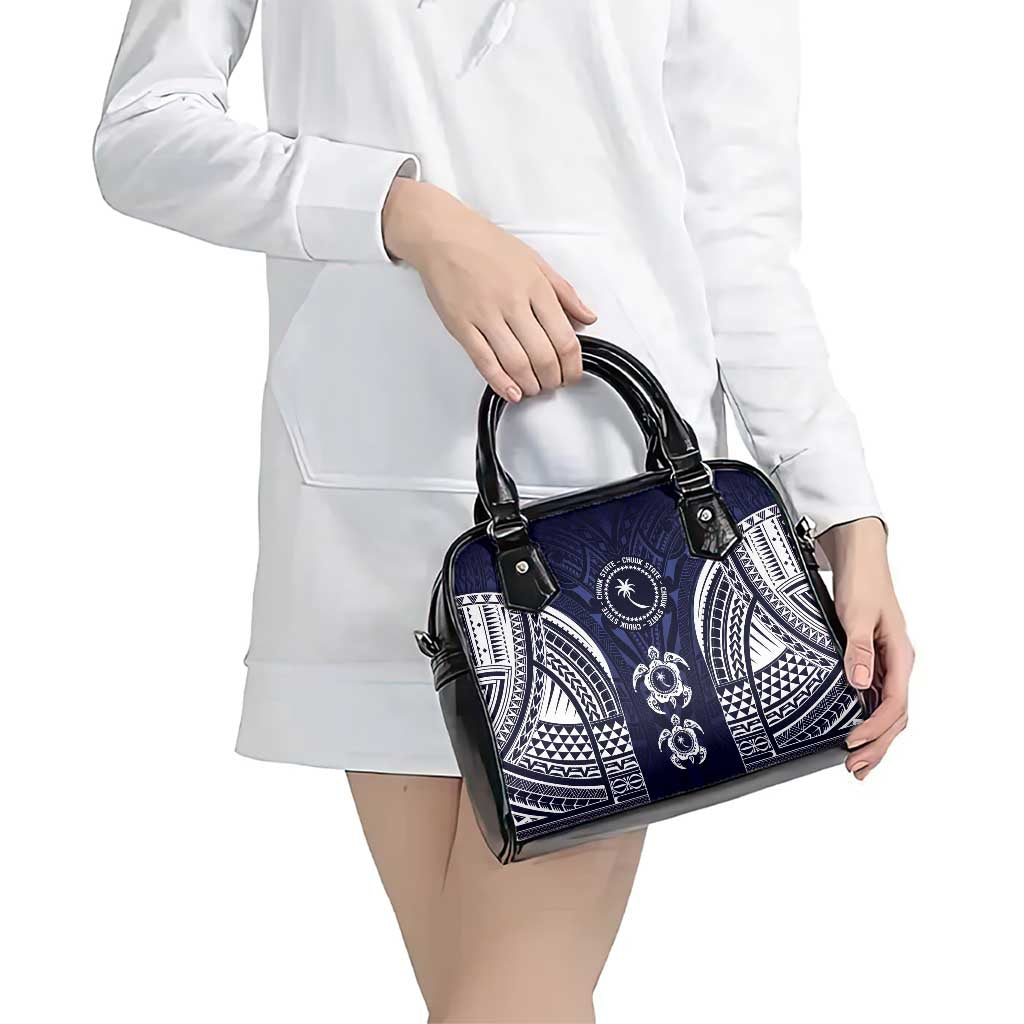 FSM Chuuk States Shoulder Handbag Micronesia Six 9 One Polynesian Tribal Pattern