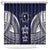 FSM Chuuk States Shower Curtain Micronesia Six 9 One Polynesian Tribal Pattern
