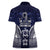 FSM Chuuk States Women Polo Shirt Micronesia Six 9 One Polynesian Tribal Pattern