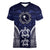 FSM Chuuk States Women V-Neck T-Shirt Micronesia Six 9 One Polynesian Tribal Pattern
