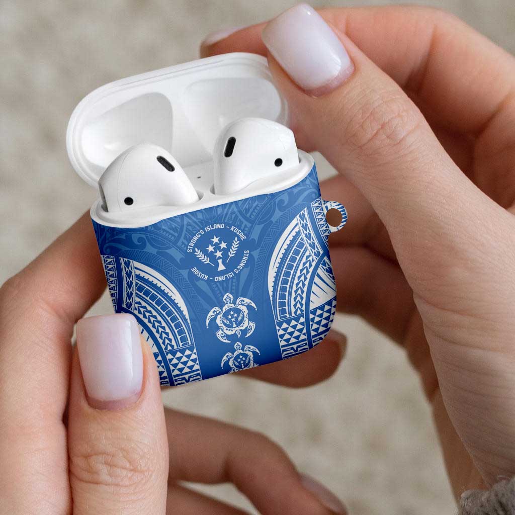 FSM Kosrae States AirPods Case Micronesia Six 9 One Polynesian Tribal Pattern - Polynesian Pride