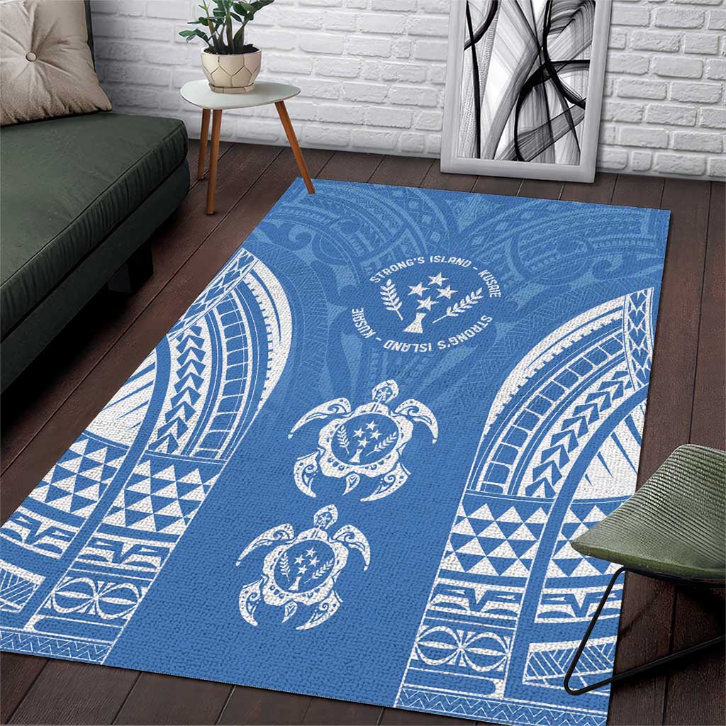 FSM Kosrae States Area Rug Micronesia Six 9 One Polynesian Tribal Pattern