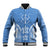 FSM Kosrae States Baseball Jacket Micronesia Six 9 One Polynesian Tribal Pattern