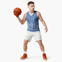 FSM Kosrae States Basketball Jersey Micronesia Six 9 One Polynesian Tribal Pattern - Polynesian Pride