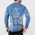 FSM Kosrae States Button Sweatshirt Micronesia Six 9 One Polynesian Tribal Pattern
