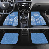 FSM Kosrae States Car Mats Micronesia Six 9 One Polynesian Tribal Pattern