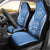 FSM Kosrae States Car Seat Cover Micronesia Six 9 One Polynesian Tribal Pattern