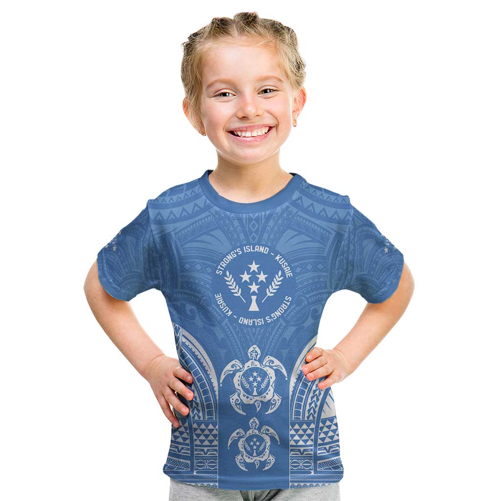 FSM Kosrae States Kid T Shirt Micronesia Six 9 One Polynesian Tribal Pattern