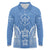 FSM Kosrae States Long Sleeve Polo Shirt Micronesia Six 9 One Polynesian Tribal Pattern