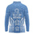 FSM Kosrae States Long Sleeve Polo Shirt Micronesia Six 9 One Polynesian Tribal Pattern