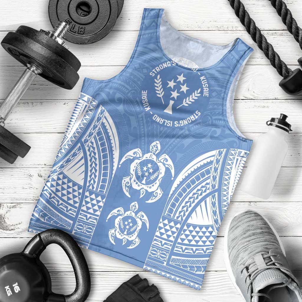 FSM Kosrae States Men Tank Top Micronesia Six 9 One Polynesian Tribal Pattern