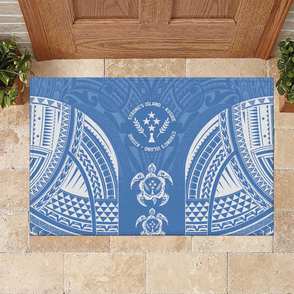 FSM Kosrae States Rubber Doormat Micronesia Six 9 One Polynesian Tribal Pattern