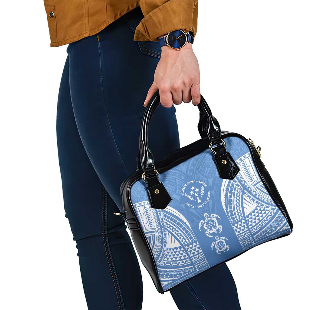 FSM Kosrae States Shoulder Handbag Micronesia Six 9 One Polynesian Tribal Pattern
