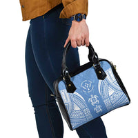 FSM Kosrae States Shoulder Handbag Micronesia Six 9 One Polynesian Tribal Pattern