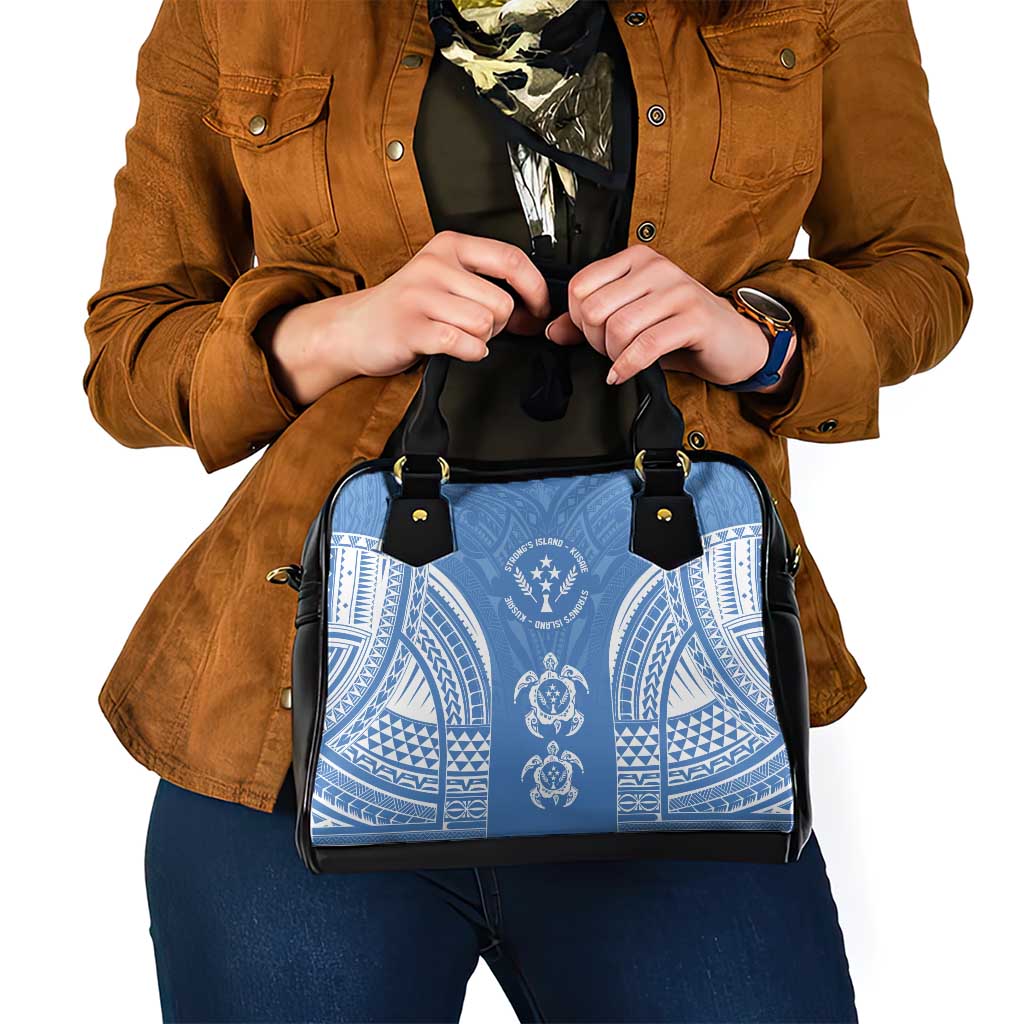 FSM Kosrae States Shoulder Handbag Micronesia Six 9 One Polynesian Tribal Pattern