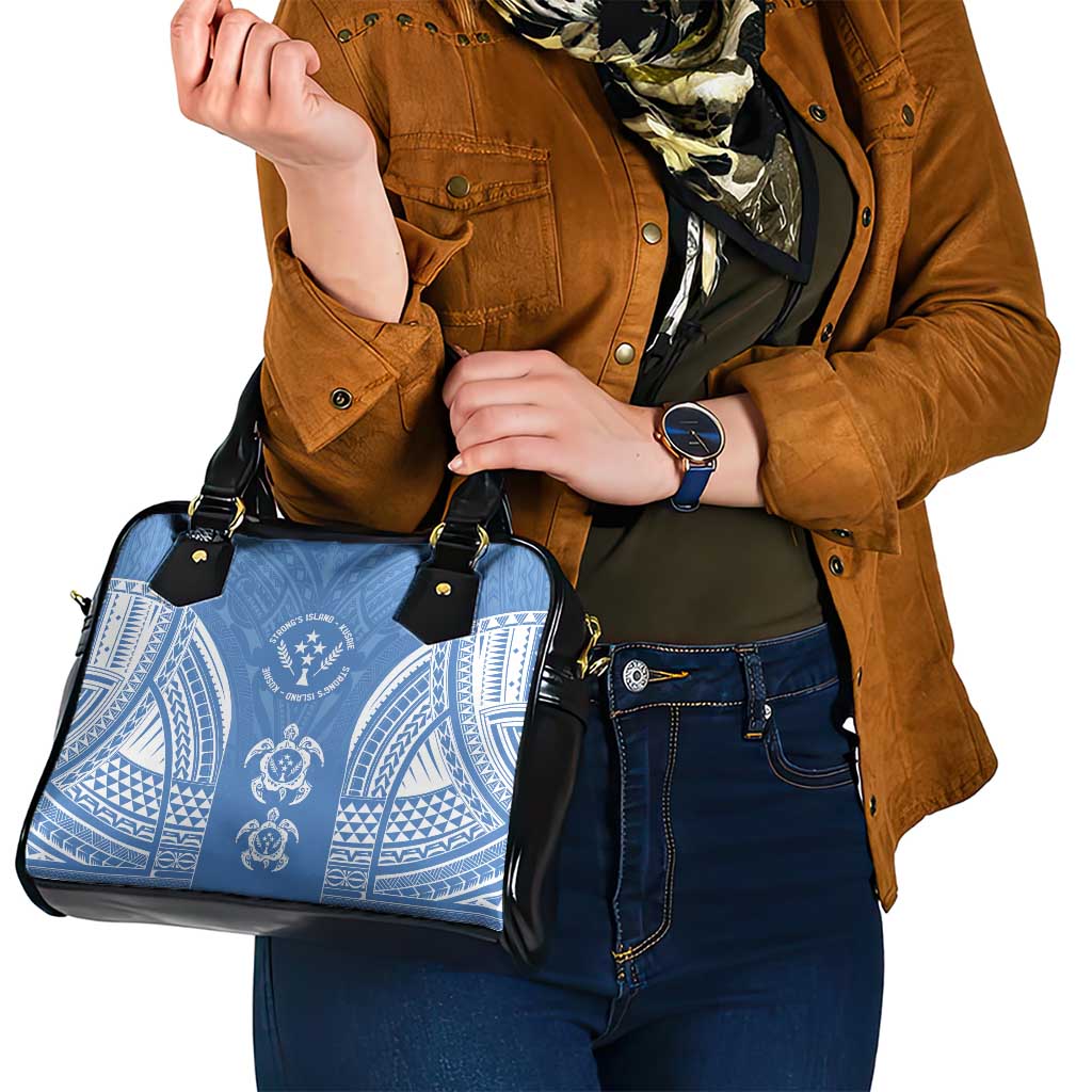 FSM Kosrae States Shoulder Handbag Micronesia Six 9 One Polynesian Tribal Pattern