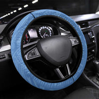 FSM Kosrae States Steering Wheel Cover Micronesia Six 9 One Polynesian Tribal Pattern