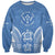 FSM Kosrae States Sweatshirt Micronesia Six 9 One Polynesian Tribal Pattern