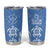 FSM Kosrae States Tumbler Cup Micronesia Six 9 One Polynesian Tribal Pattern