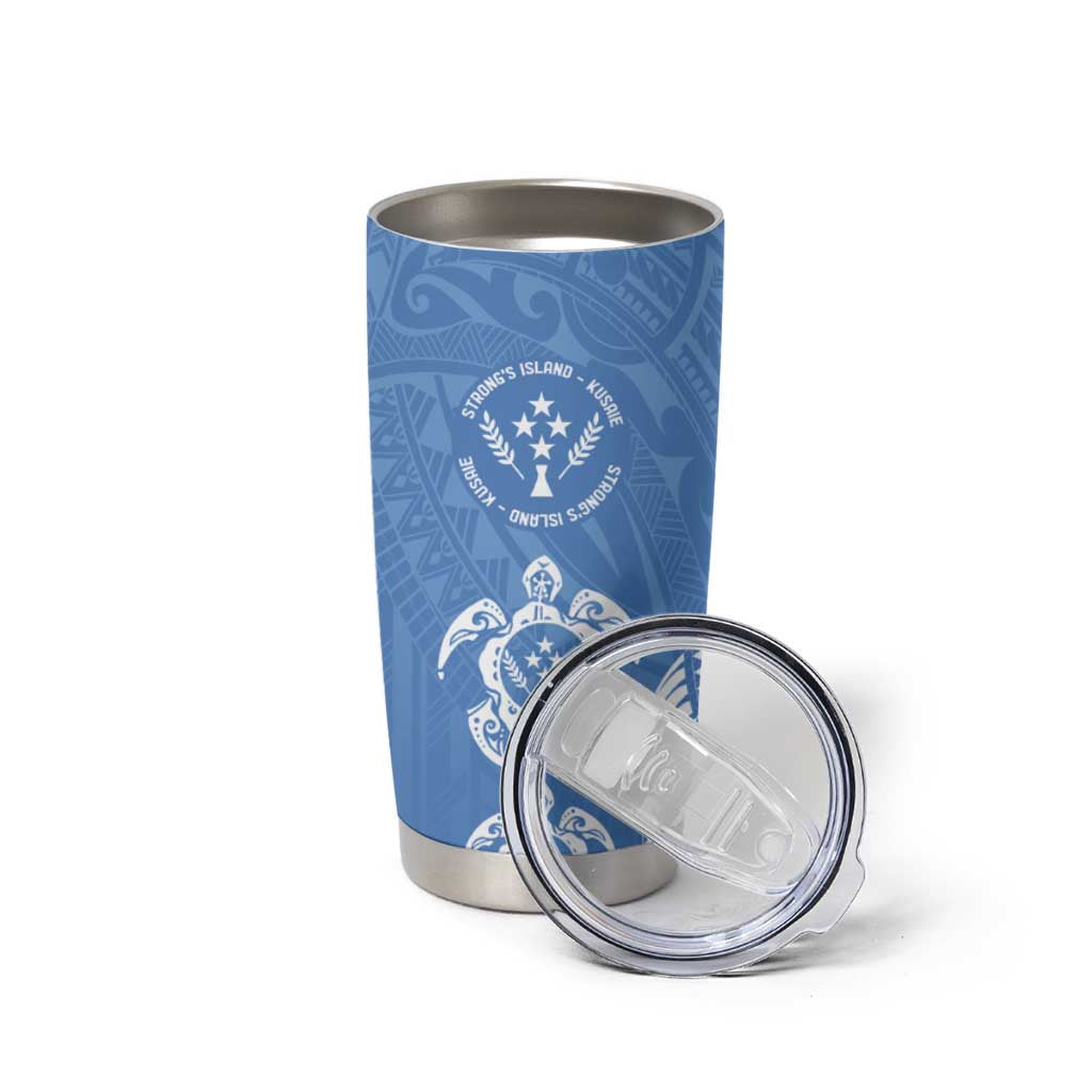 FSM Kosrae States Tumbler Cup Micronesia Six 9 One Polynesian Tribal Pattern