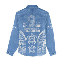 FSM Kosrae States Women Casual Shirt Micronesia Six 9 One Polynesian Tribal Pattern