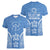 FSM Kosrae States Women V-Neck T-Shirt Micronesia Six 9 One Polynesian Tribal Pattern