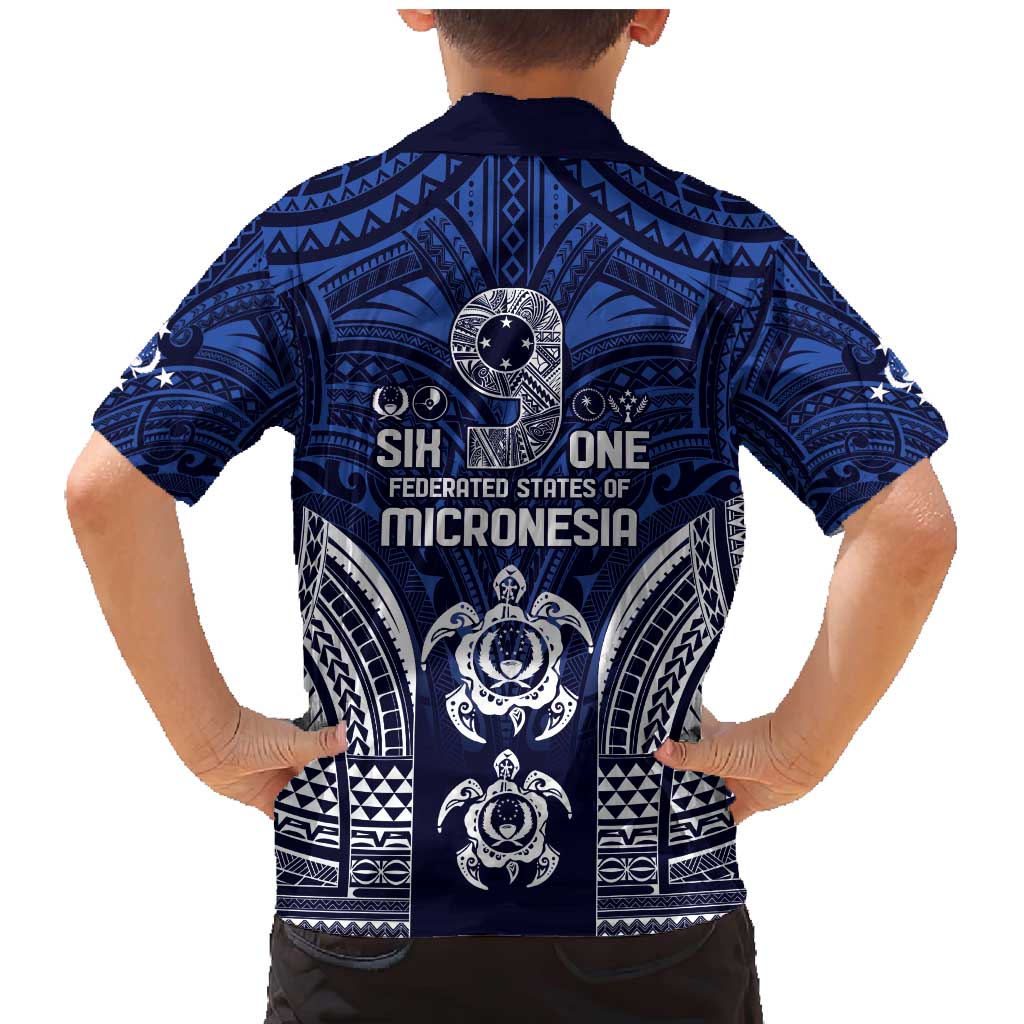 FSM Pohnpei States Family Matching Mermaid Dress and Hawaiian Shirt Micronesia Six 9 One Polynesian Tribal Pattern