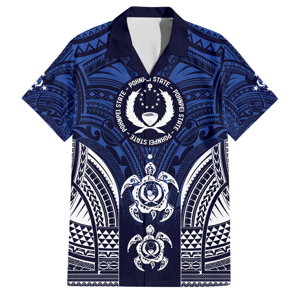FSM Pohnpei States Family Matching Off Shoulder Maxi Dress and Hawaiian Shirt Micronesia Six 9 One Polynesian Tribal Pattern