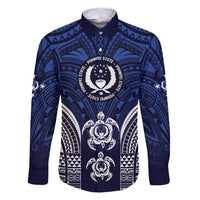 FSM Pohnpei States Family Matching Puletasi and Hawaiian Shirt Micronesia Six 9 One Polynesian Tribal Pattern