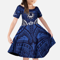 FSM Pohnpei States Family Matching Summer Maxi Dress and Hawaiian Shirt Micronesia Six 9 One Polynesian Tribal Pattern