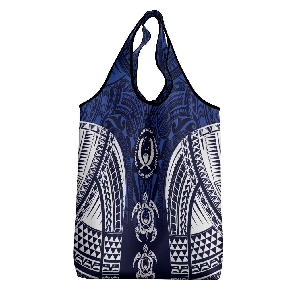 FSM Pohnpei States Grocery Bag Micronesia Six 9 One Polynesian Tribal Pattern