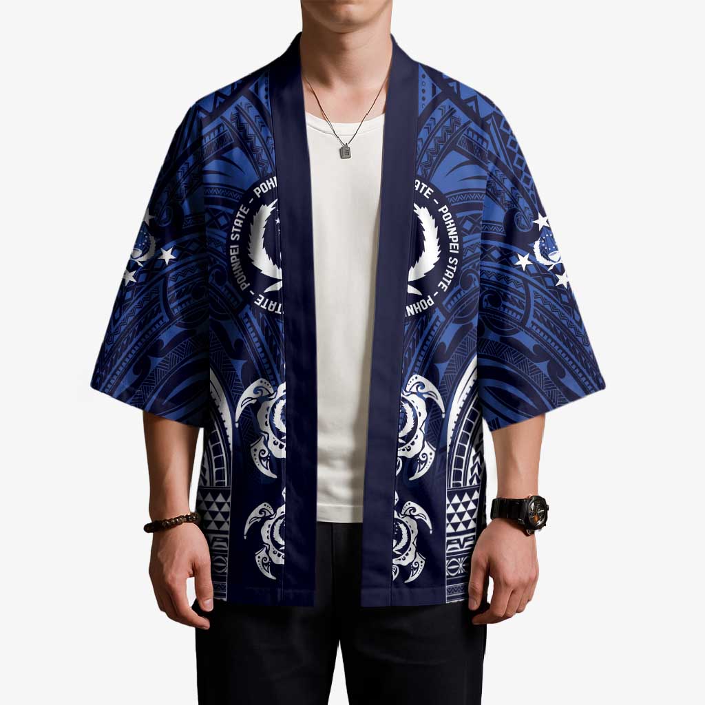 FSM Pohnpei States Kimono Micronesia Six 9 One Polynesian Tribal Pattern - Polynesian Pride