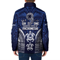 FSM Pohnpei States Padded Jacket Micronesia Six 9 One Polynesian Tribal Pattern LT9 - Polynesian Pride