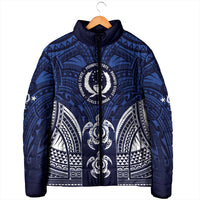 FSM Pohnpei States Padded Jacket Micronesia Six 9 One Polynesian Tribal Pattern LT9 - Polynesian Pride